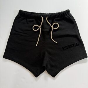 Fear of God Essentials Black Sweat Shorts